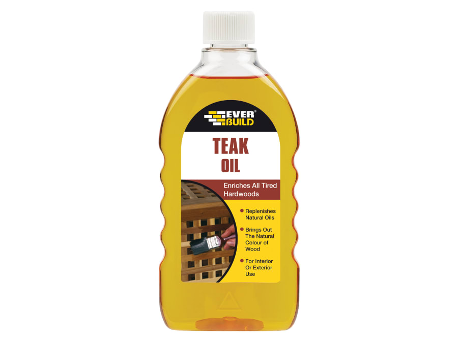 Everbuild Sika Everbuild 484805 Teak Oil 500ml