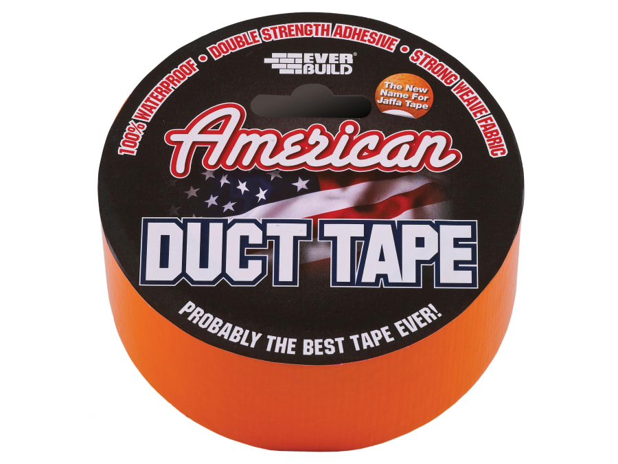 Everbuild Sika Everbuild 487240 American Duct Tape 50mm x 25m Orange