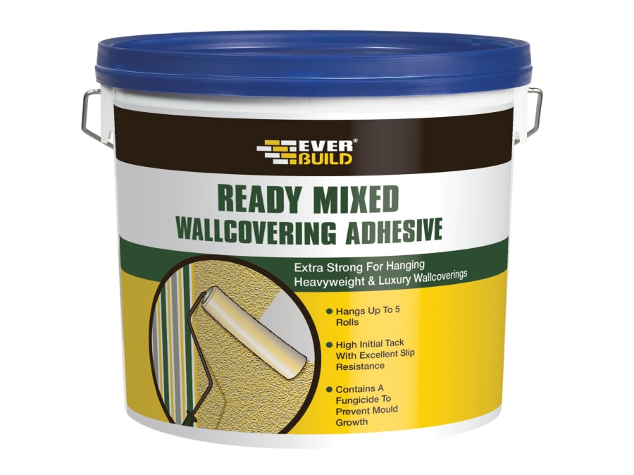 Everbuild Sika Everbuild 488621 Ready Mixed Wallcovering Adhesive 4.5kg