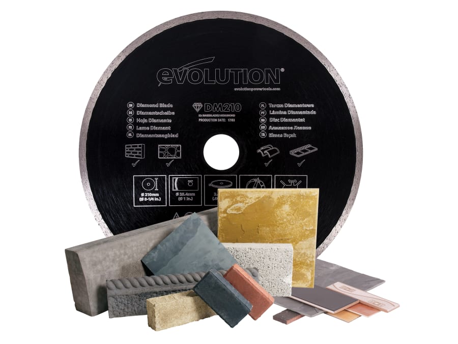 Evolution RAGEBLADE210DIAMOND 210mm Diamond Cutting Blade