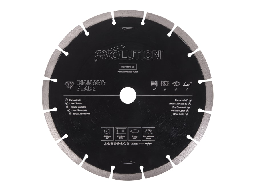 Evolution D230SEGCS 230mm General Purpose Diamond Blade