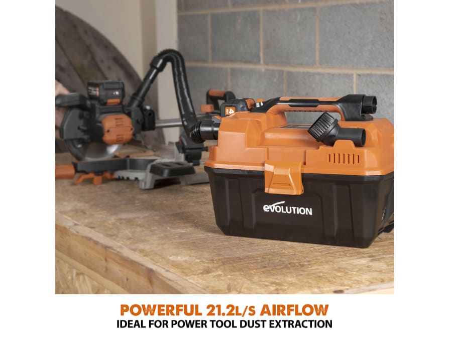 Evolution R11VAC-Li EXT 18V Wet & Dry Vacuum Cleaner Bare Unit