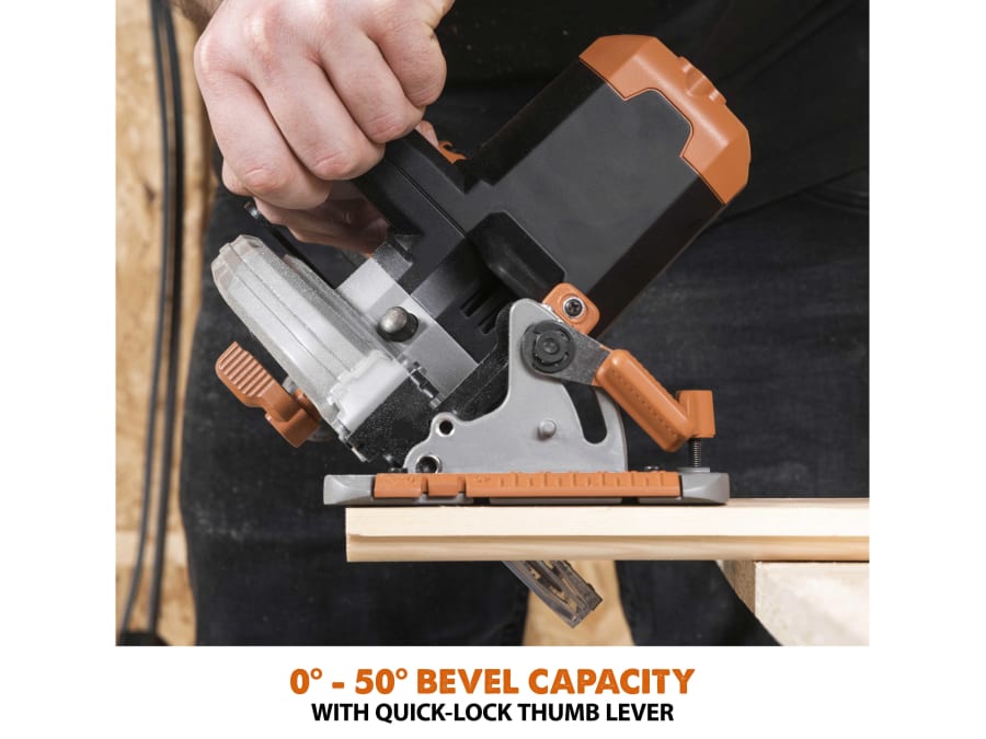 Evolution R165CCS-Li EXT 18V Circular Saw with 1 × 4.0Ah Battery