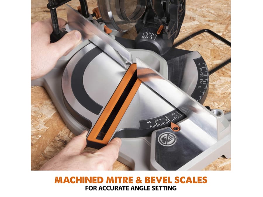Evolution R185CMS-Li 18V Compound Mitre Saw with 1 × 4.0Ah Battery