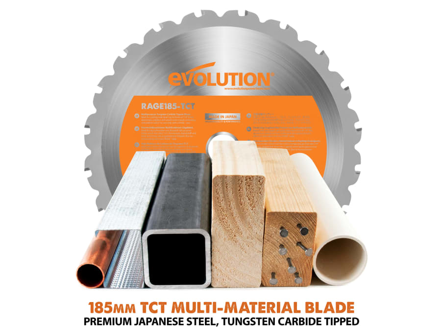 Evolution R185CCSX+ 185mm Circular Track Saw