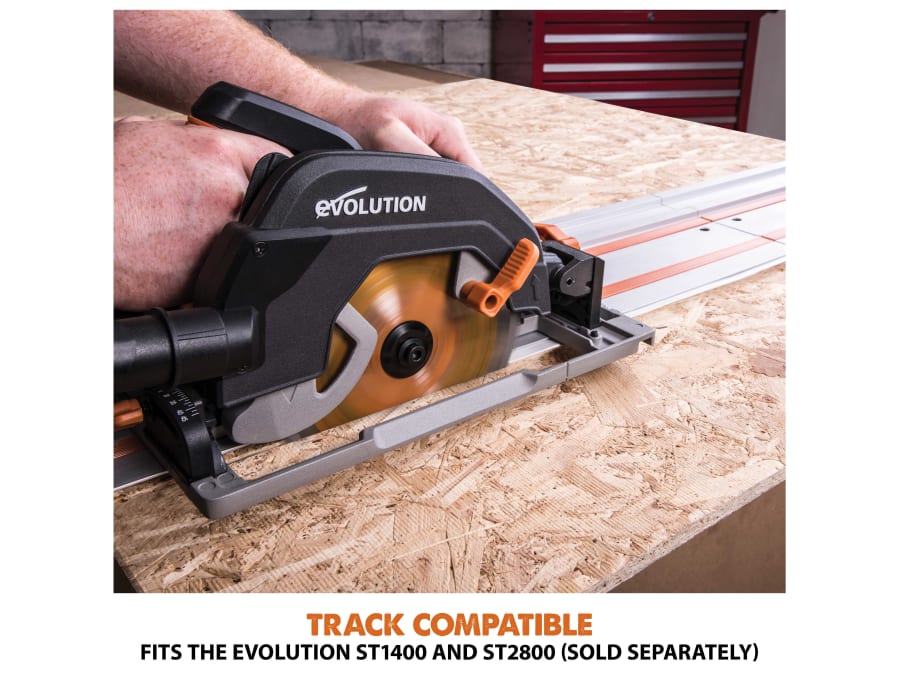 Evolution R185CCSX+ 185mm Circular Track Saw