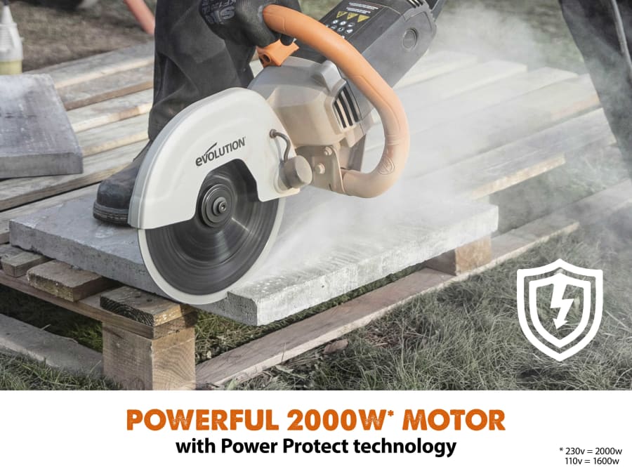 Evolution R230DCT 230mm Disc Cutter with Blade