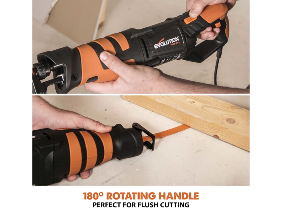 Evolution R230RCP 850W Multi-Material Reciprocating Saw 240V
