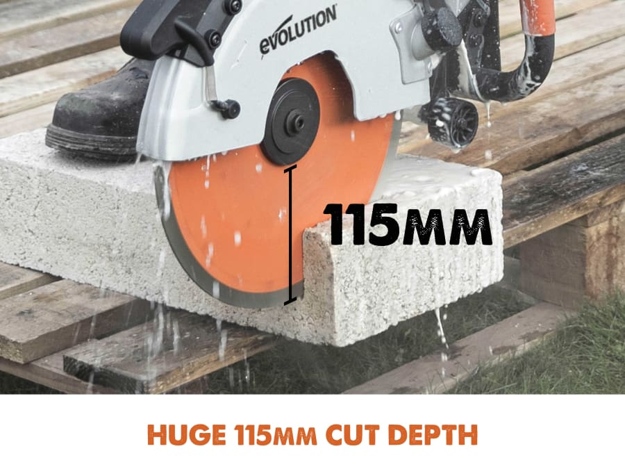Evolution R300DCT+ 300mm 1600W 110V Disc Cutter