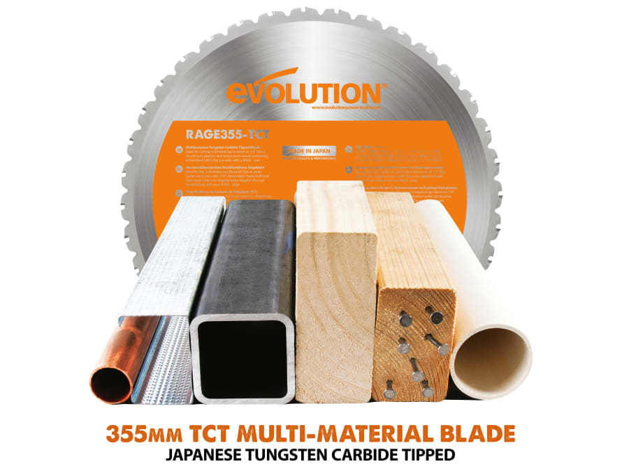 Evolution R355CPS 110V Multi-Material Chop Saw