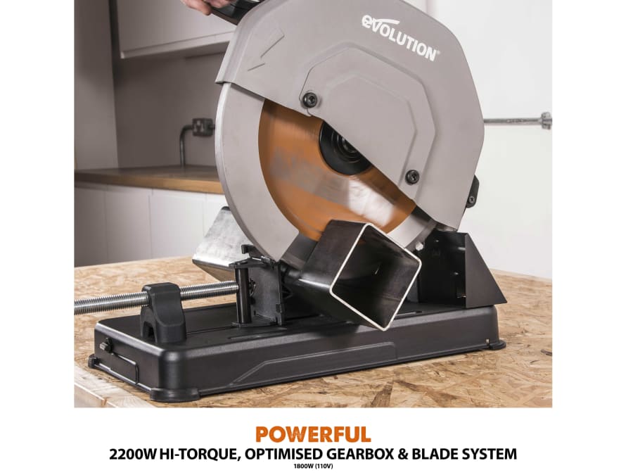Evolution R355CPS 2200W 240V Multi-Material Chop Saw