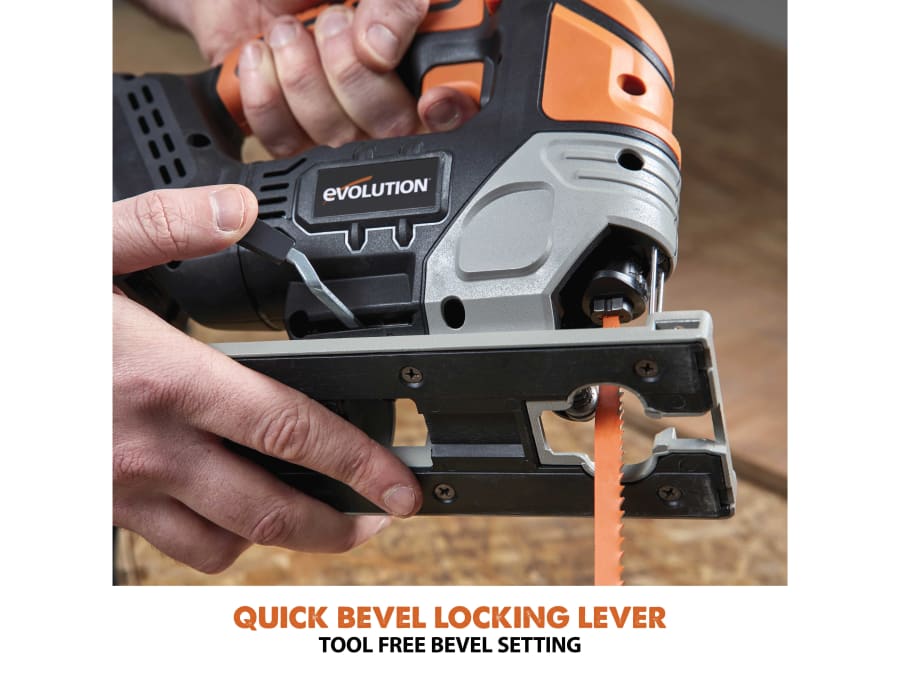 Evolution R90JGS-Li 18V Jigsaw with 1 × 2.0Ah Battery