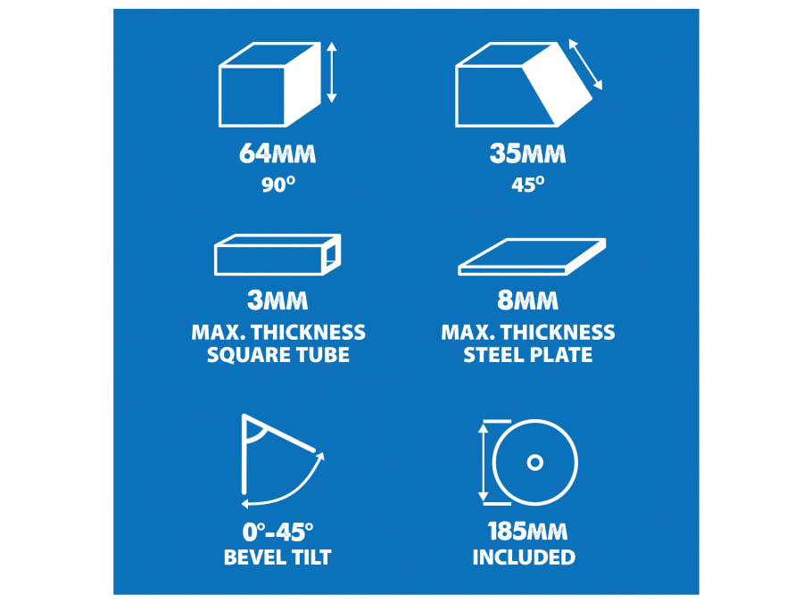Evolution S185CCSL 1600W 110V Circular Saw