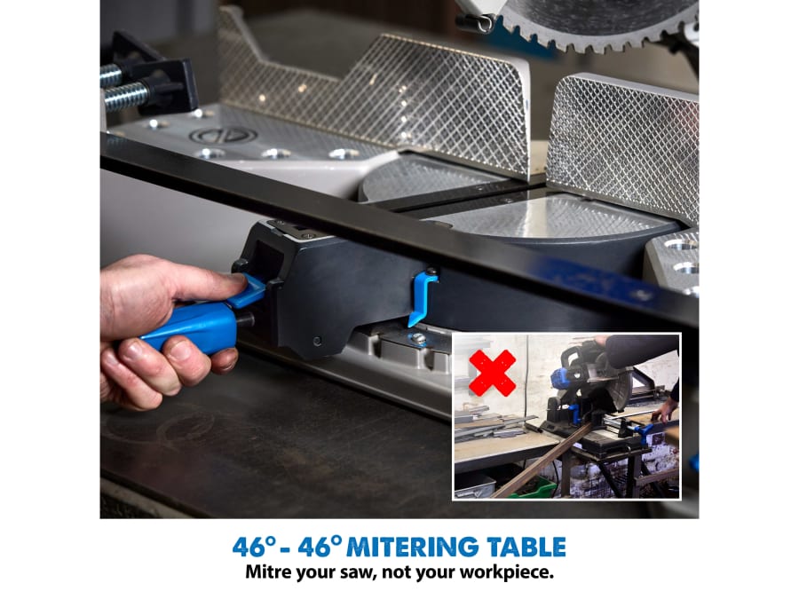 Evolution S355MCS 110V Metal Cutting Mitre Saw
