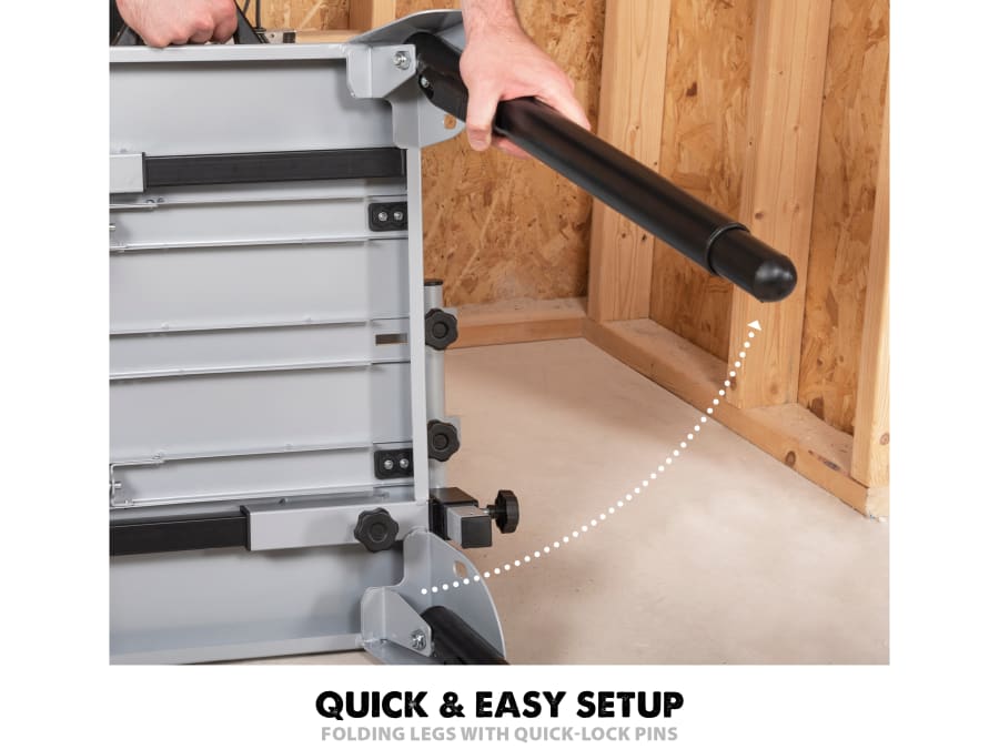Evolution 0050002 Chop Saw Stand with Universal Fittings