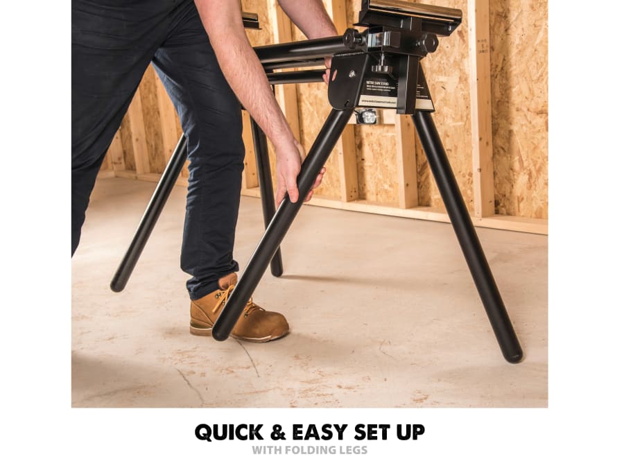 Evolution 0050001 Mitre Saw Stand with Extendable Arms