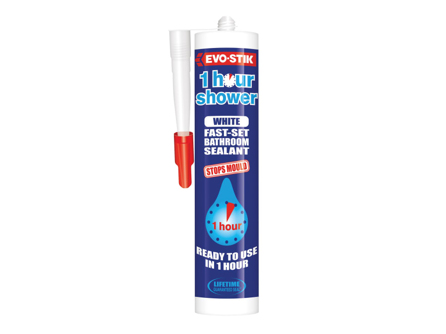 Evo-stik 30613693 1 Hour Shower Sealant White 310ml