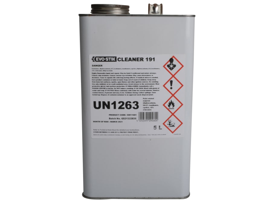 Evo-stik 30811681 5 Litre Adhesive Cleaner