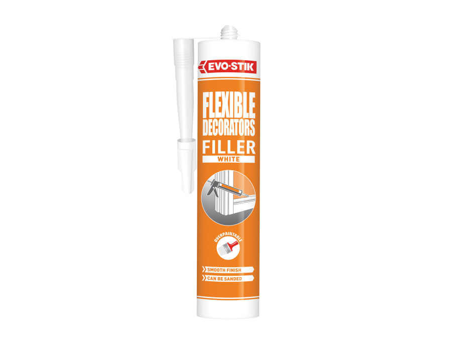 Evo-stik 30613342 Decorators Flexible Acrylic Filler White