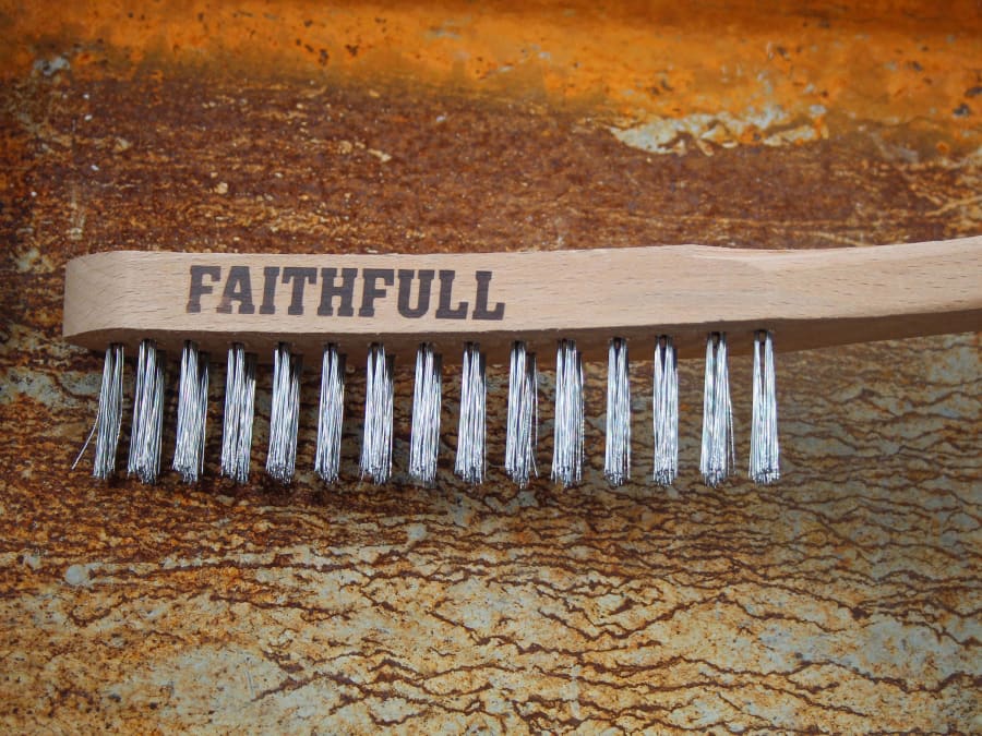Faithfull FAI5802F Two Row Scratch Brush