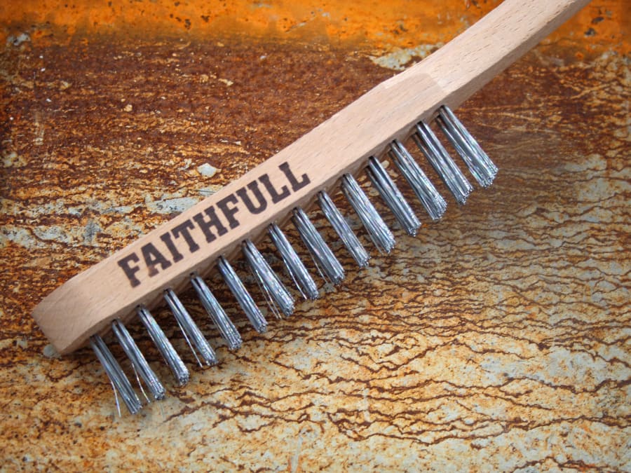 Faithfull FAI5802F Two Row Scratch Brush