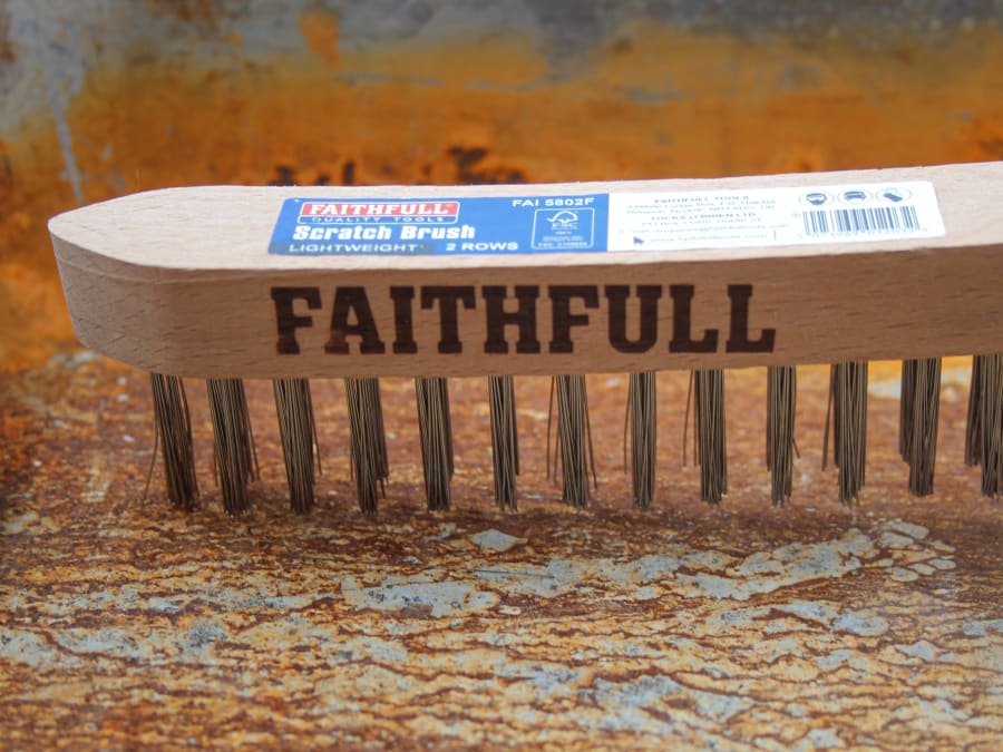Faithfull FAI5802F Two Row Scratch Brush