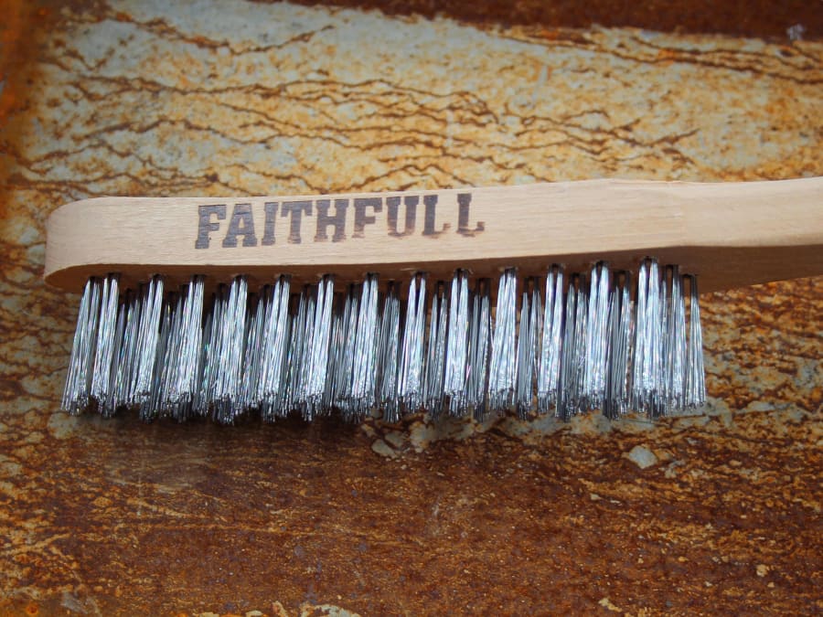 Faithfull FAI5804F Four Row Scratch Brush