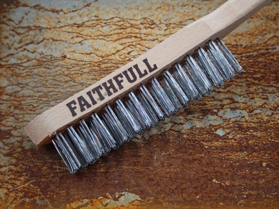 Faithfull FAI6803F Three Row Scratch Brush
