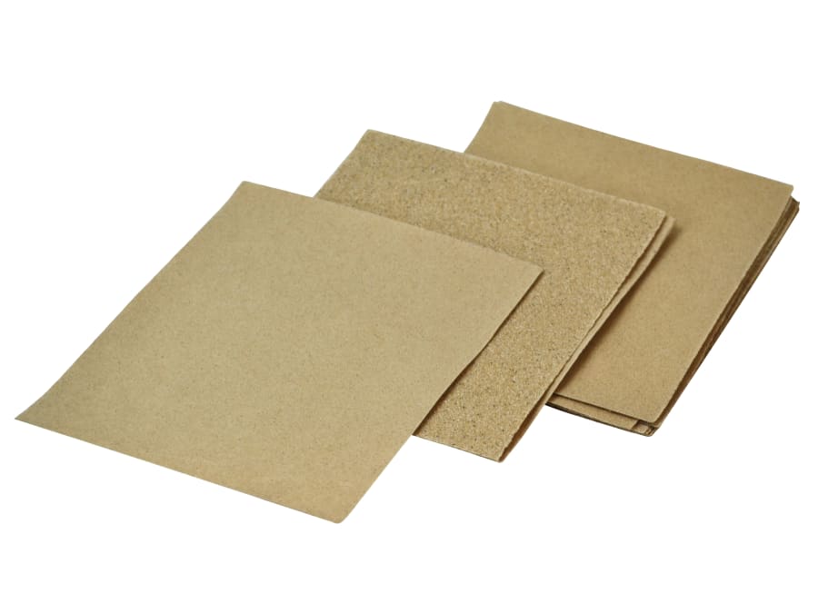 Faithfull FAIACBGPA Assorted Sanding Sheets with Cork Block
