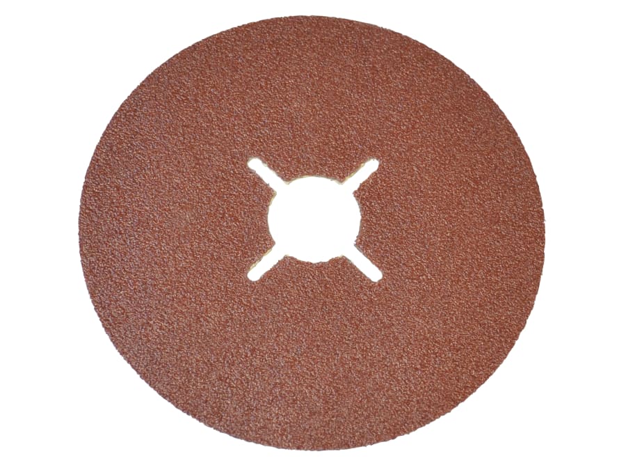 Faithfull FAIAD17840 178mm x 22mm 40G Resin Bonded Sanding Discs (Pack 25)