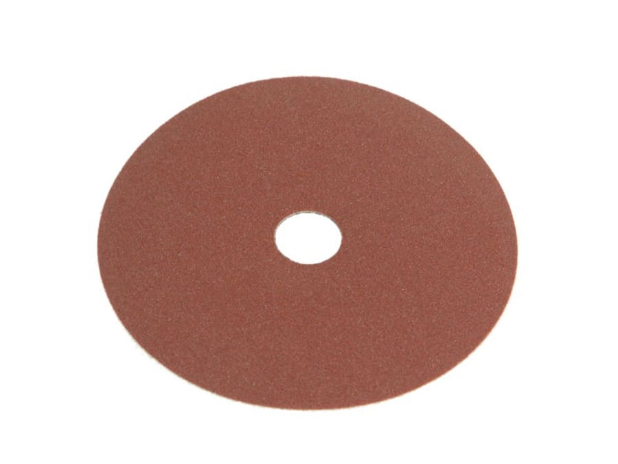 Faithfull FAIAD115120 115mm x 22mm 120 Grit Resin Bonded Sanding Discs (Pack 25)