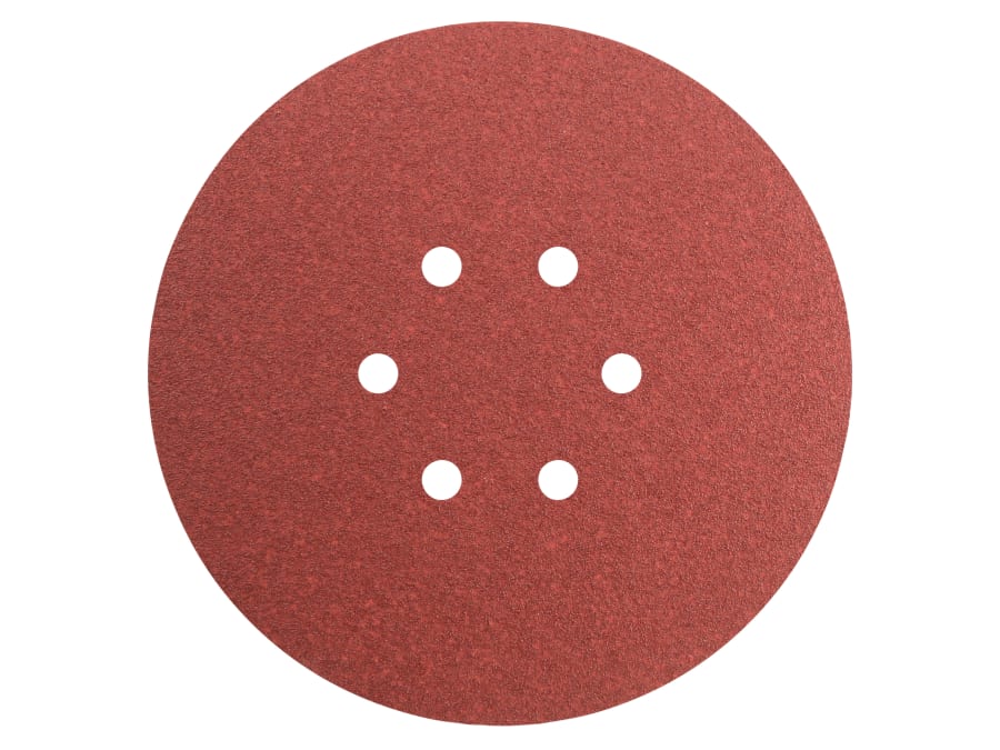Faithfull FAIADHL150MF 150mm Medium Fine Sanding Disc with Hook & Loop