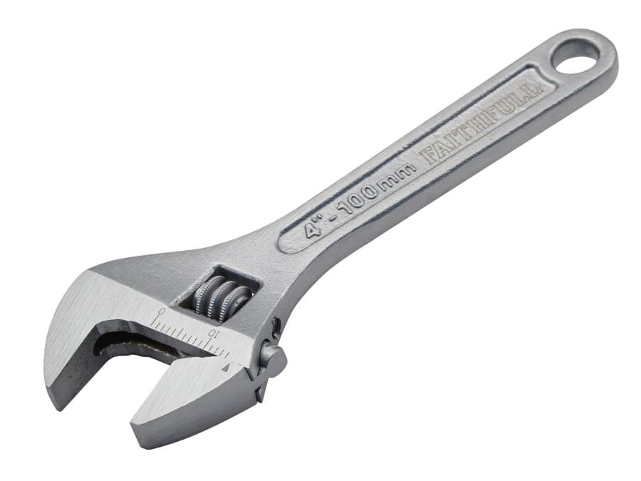 Faithfull FAIAS100MC 100mm Adjustable Spanner