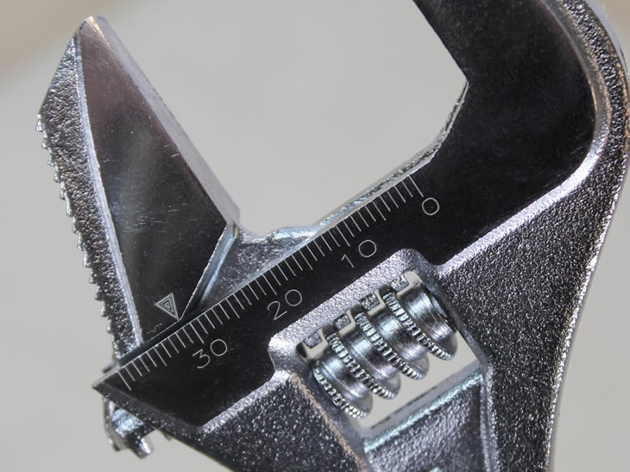 Faithfull FAIAS200W46 200mm Wide Mouth Adjustable Spanner