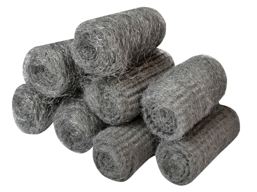 Faithfull FAIASW8A Assorted Grades Steel Wool 20g Rolls