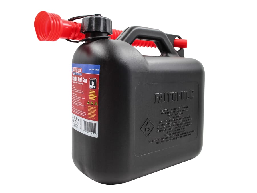 Faithfull FAIAUCAN5B 5L Plastic Fuel Can