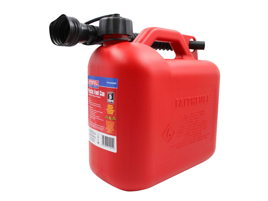 Faithfull FAIAUCAN5R 5L Plastic Fuel Can