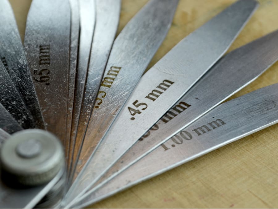 Faithfull FAIAUFEELER Metric Feeler Gauge