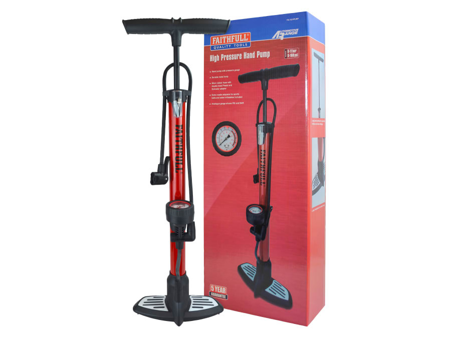 Faithfull FAIAUHPUMP High-Pressure Hand Pump Max. 160 psi