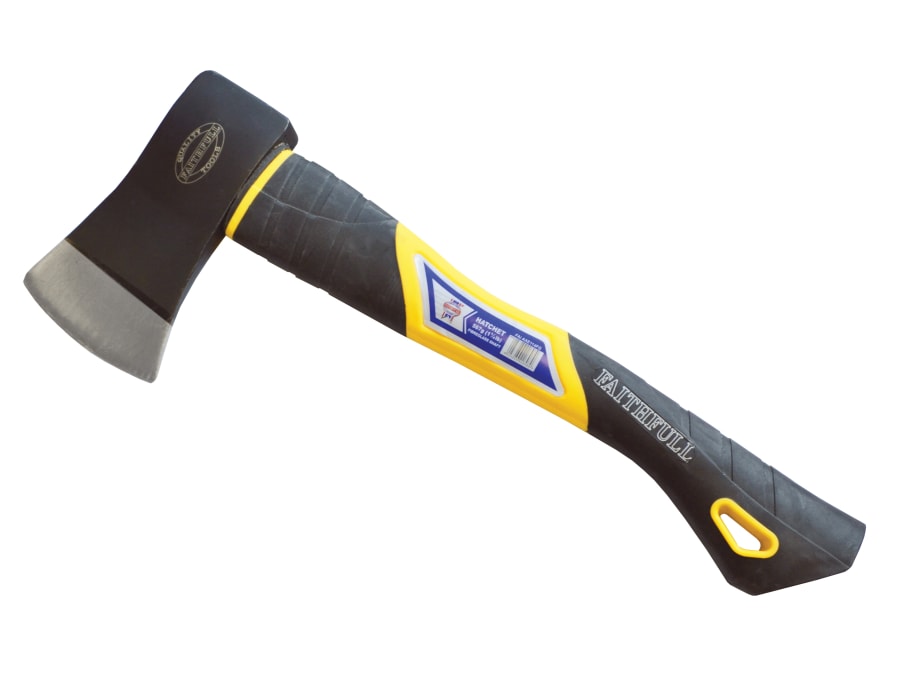 Faithfull FAIAXE114FG Fibreglass Shaft Hatchet 567g
