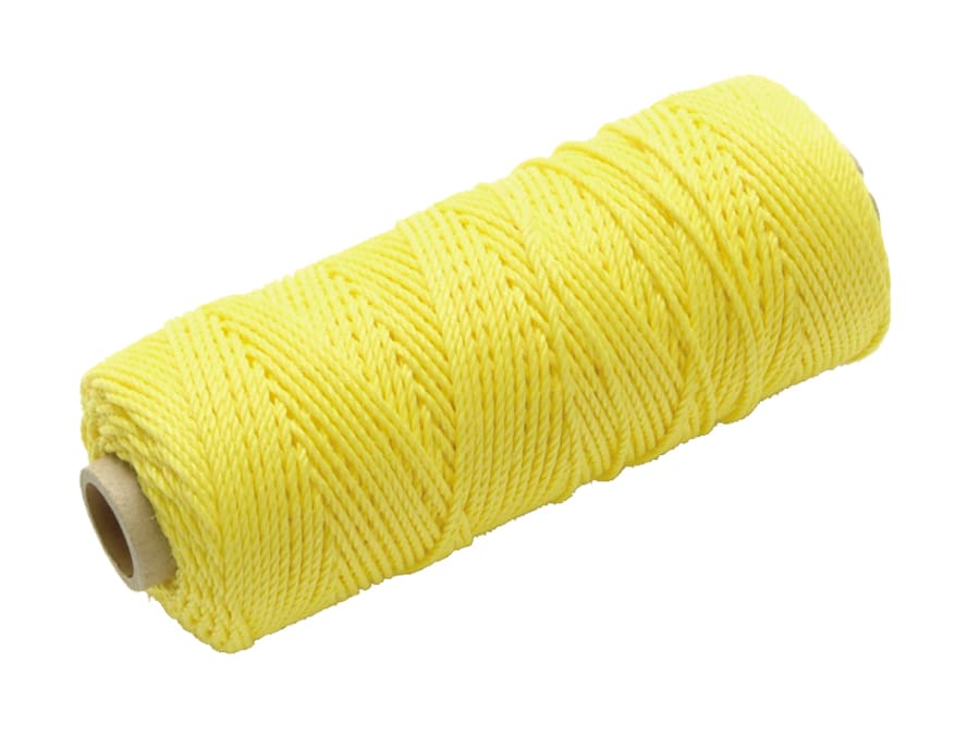 Faithfull FAIBLHVY 100m Hi-Vis Brick Line Yellow