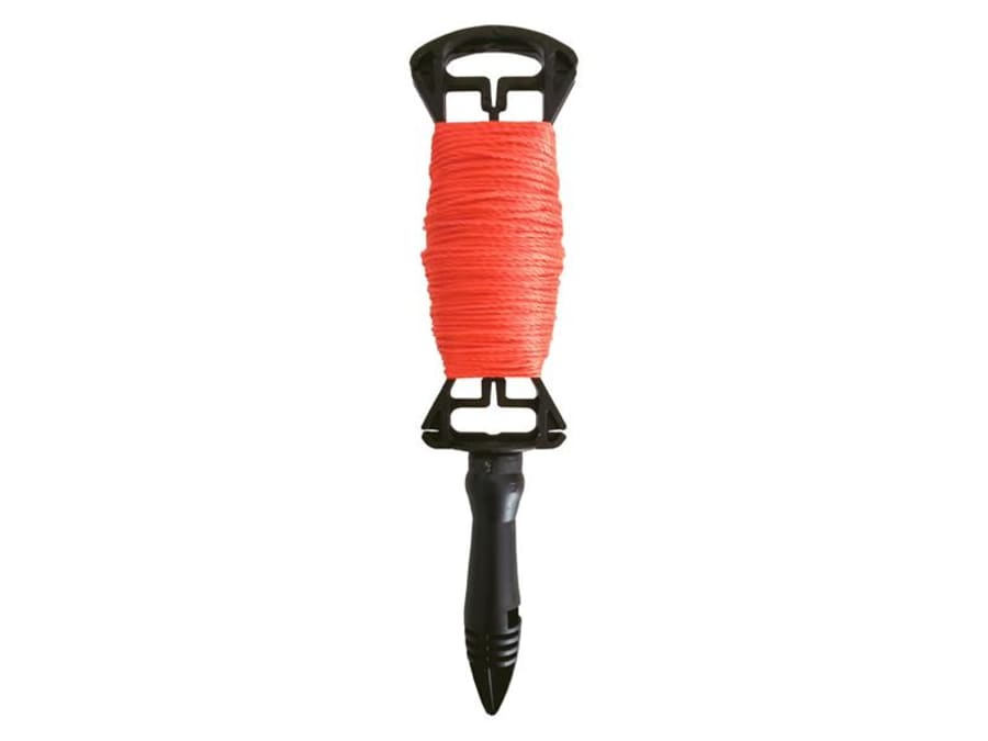 Faithfull FAIBLREEL Brick Line on Spool 75m Orange