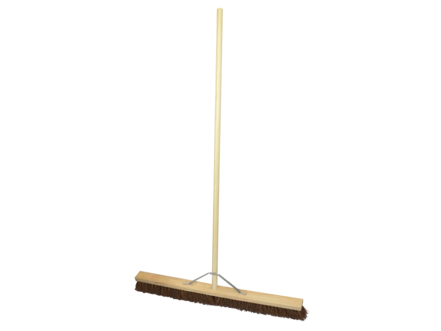 Faithfull FAIBRBASS36H 900mm Bassine Broom with Handle and Stay