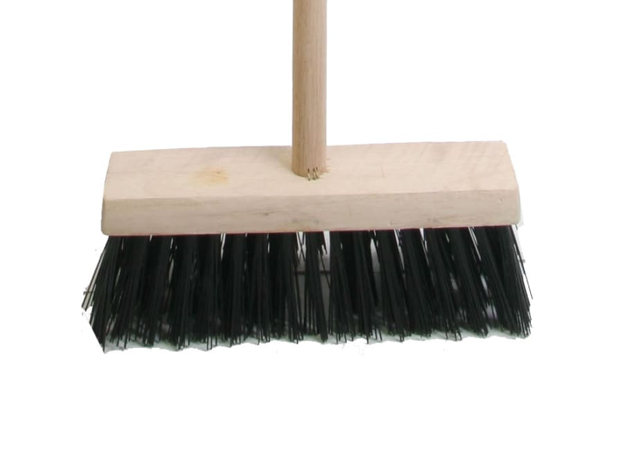 Faithfull FAIBRPVC13H 325mm PVC Broom Head with Handle