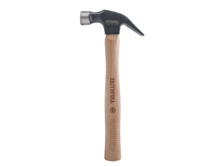 Faithfull FAICAH20FSC Hickory Claw Hammer 567g