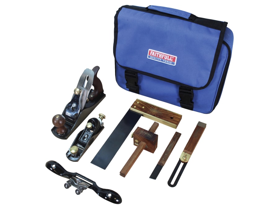 Faithfull FAICARPBAG Carpenter's Tool Kit 7 Piece