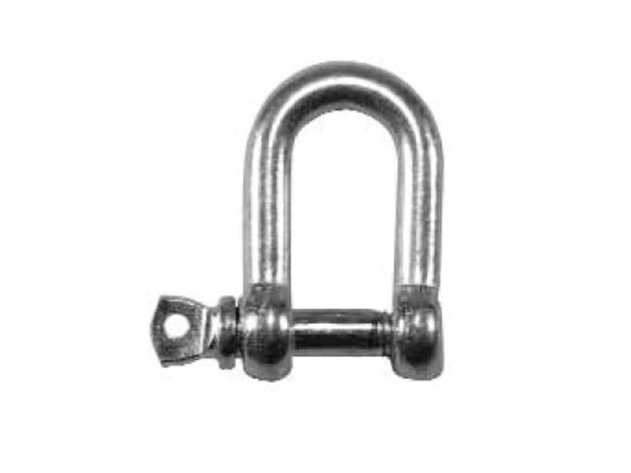 Faithfull FAICHDS80 8mm Zinc Plated D-Shackle