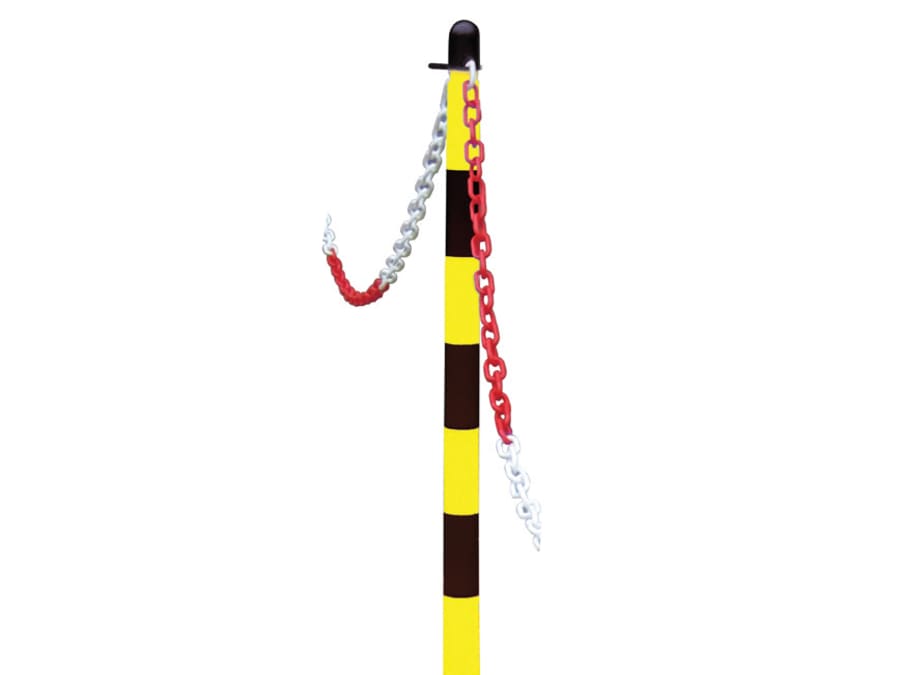 Faithfull FAICHPOSTYB Yellow/Black Plastic Post