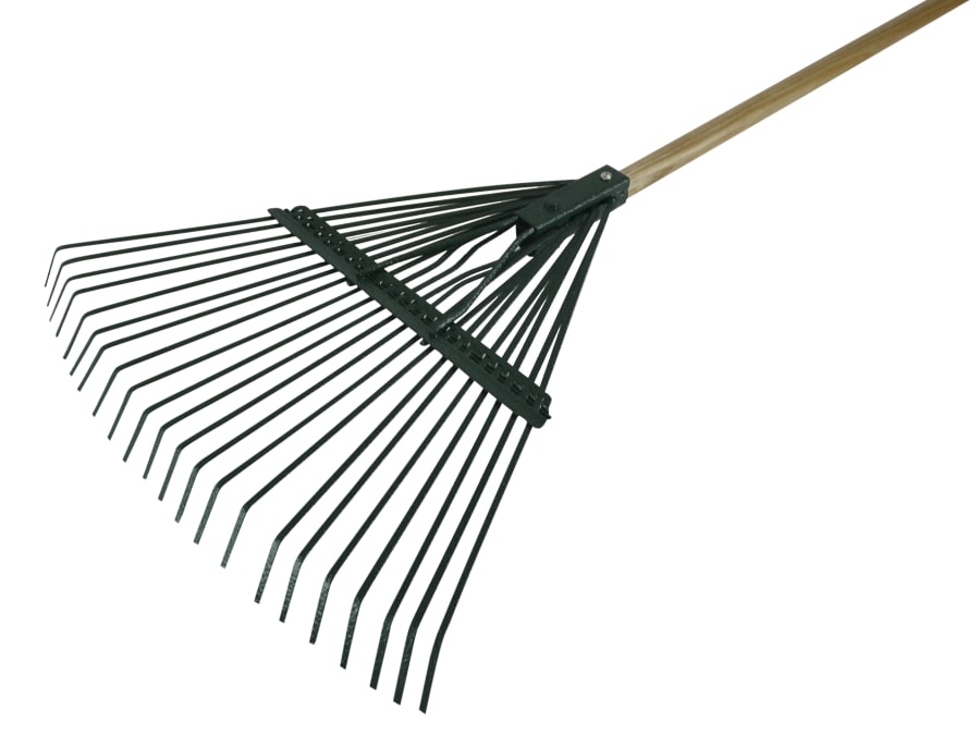 Faithfull FAICOULRF Countryman Leaf Rake with 22 Flat Tines