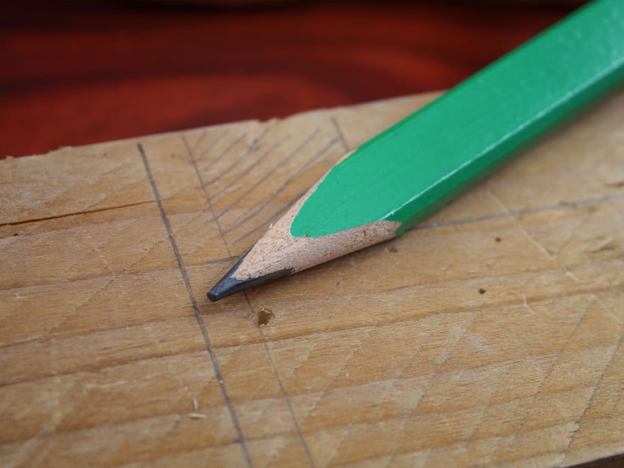 Faithfull FAICPG10FSC Carpenter's Pencils-Green / Hard